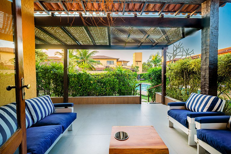 PÉ NA AREIA!Casa DelMare cond c/ saída na praia