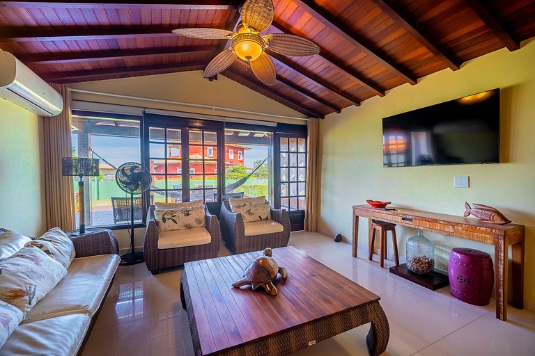 Cond Búzios Resort Pé na areia! Casa 3 suítes. BZ60