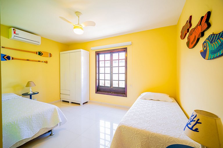 Cond Búzios Resort Pé na areia! Casa 3 suítes. BZ60