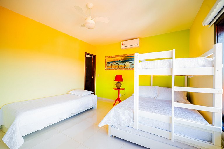 Cond Búzios Resort Pé na areia! Casa 3 suítes. BZ60