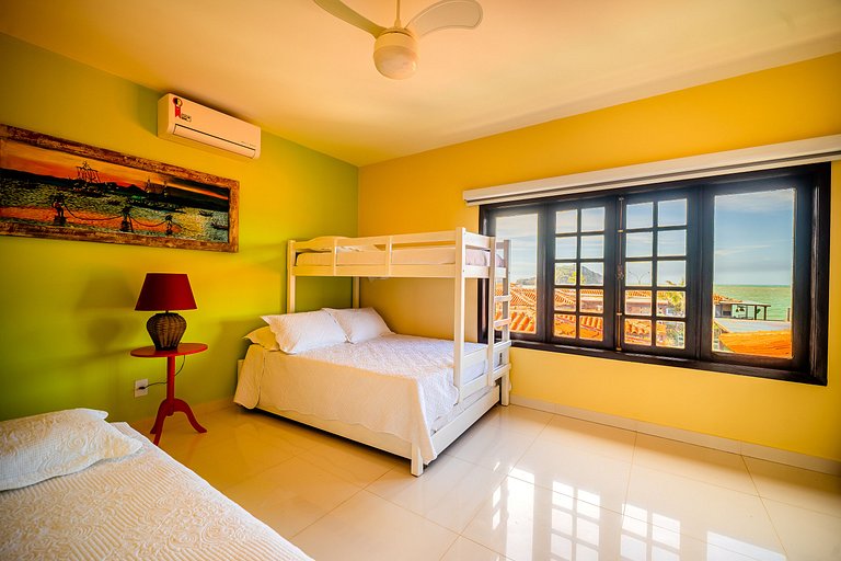 Cond Búzios Resort Pé na areia! Casa 3 suítes. BZ60