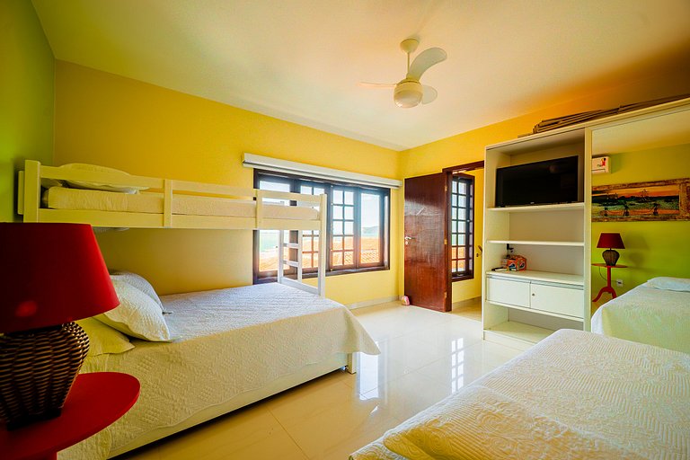 Cond Búzios Resort Pé na areia! Casa 3 suítes. BZ60