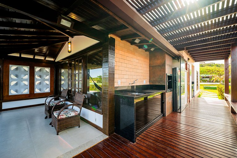 Cond Búzios Resort Pé na areia! Casa 3 suítes. BZ60