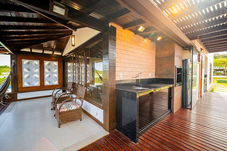 Cond Búzios Resort Pé na areia! Casa 3 suítes. BZ60