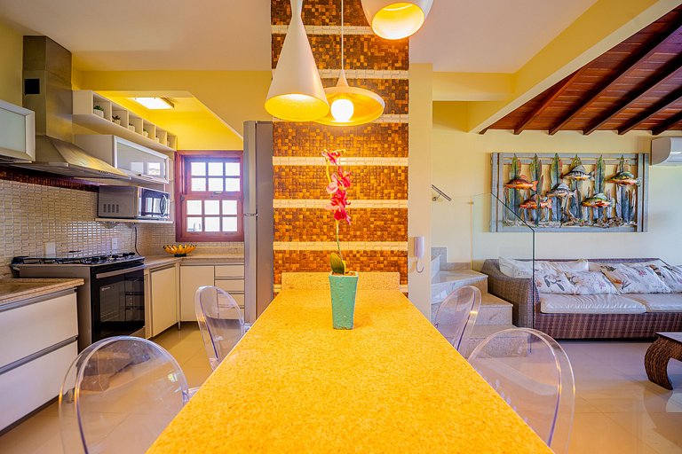 Cond Búzios Resort Pé na areia! Casa 3 suítes. BZ60
