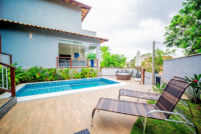 BZ63!Casa c/ Piscina, 300m da Praia de Geribá