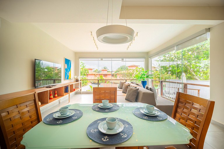 BZ63!Casa c/ Piscina, 300m da Praia de Geribá