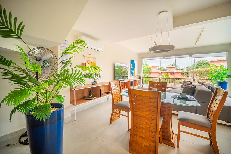 BZ63!Casa c/ Piscina, 300m da Praia de Geribá