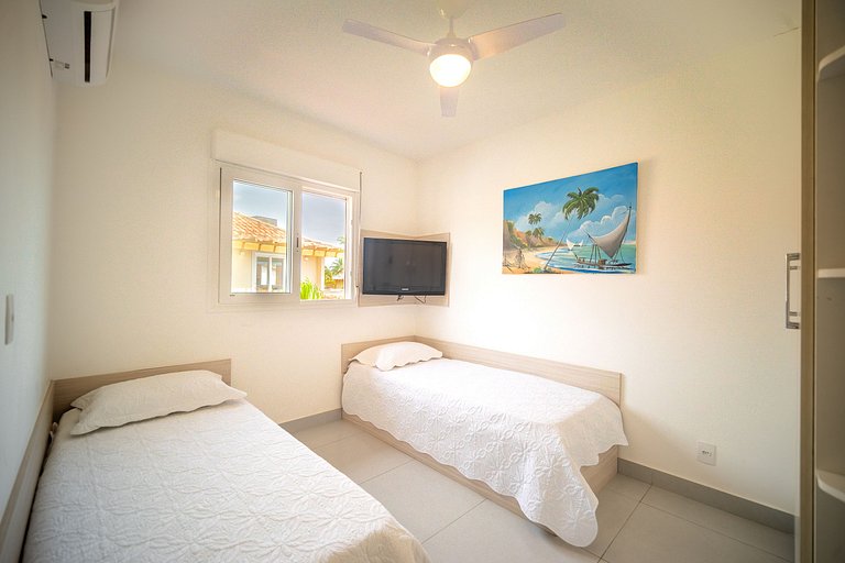 250 metros de Geribá | Casa de 3 hab. | Cond. con piscina BZ