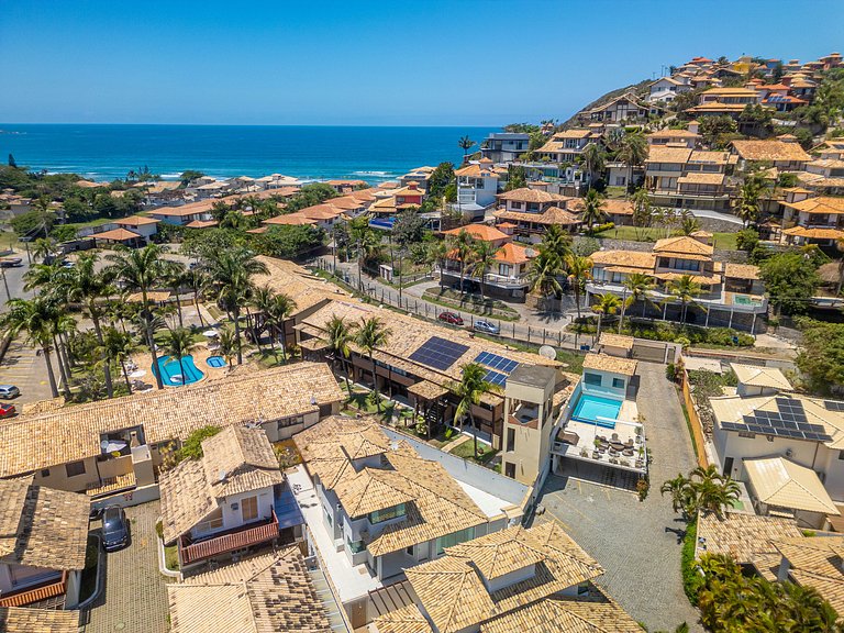 Bz27 200m da Praia de Geribá! Casa 4 suites!