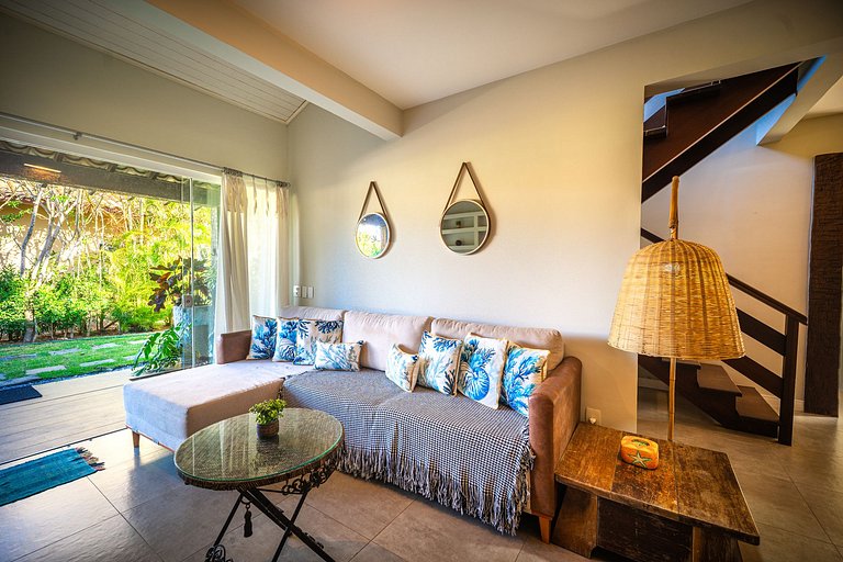 Bz09 Quadra da praia! Casa 5 suítes