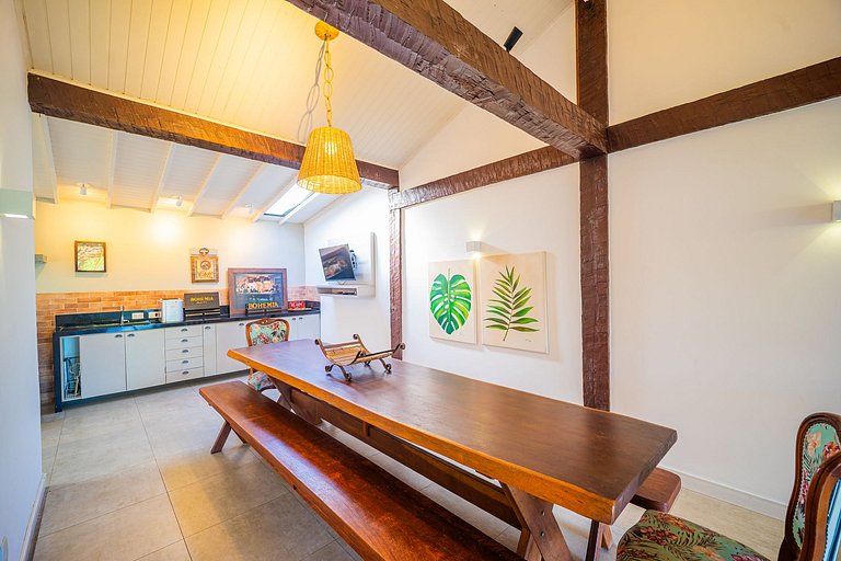 Bz09 Quadra da praia! Casa 5 suítes