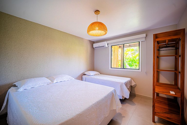 Pé na areia! Casa DelMare Cond. com saída na praia