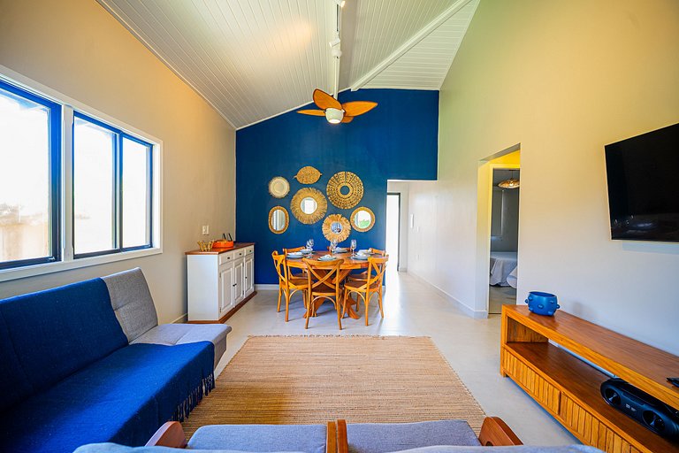 Pé na areia! Casa DelMare Cond. com saída na praia