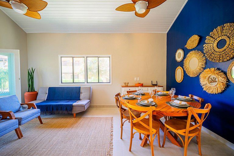 Pé na areia! Casa DelMare Cond. com saída na praia