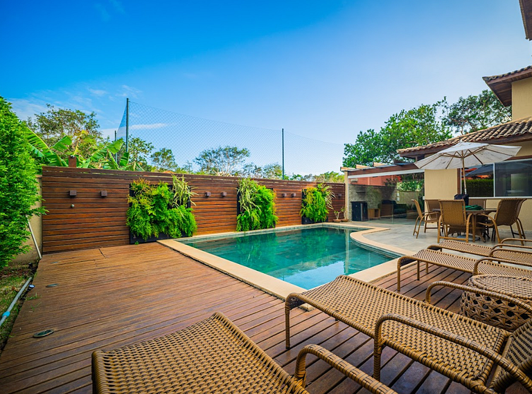 Bz01 Casa con piscina privada, a 150m de la playa