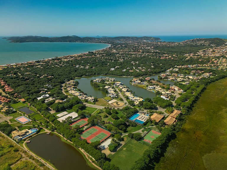 Bz87 Casa c/ Piscina e sauna Jardim do Lago/Buzios