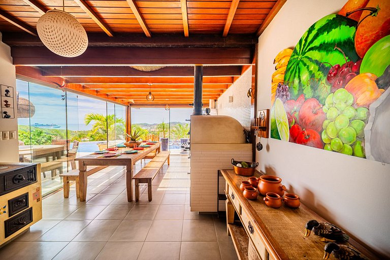Casa com Vista panorâmica e piscina Privativa! BZ103