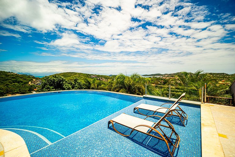 Casa con vista panorámica y piscina privada