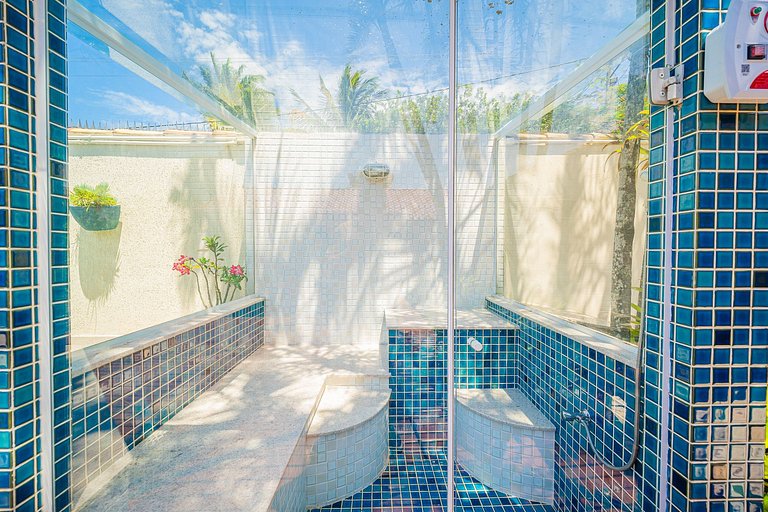 Bz12 House with Pool and Private Sauna, 300m from the beach