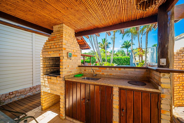 Bz12 Casa c/ Piscina e Sauna a 150 m da praia!