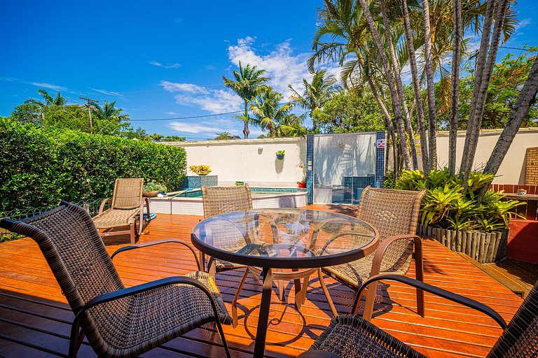 Bz12 Casa c/ Piscina e Sauna a 300m da praia!