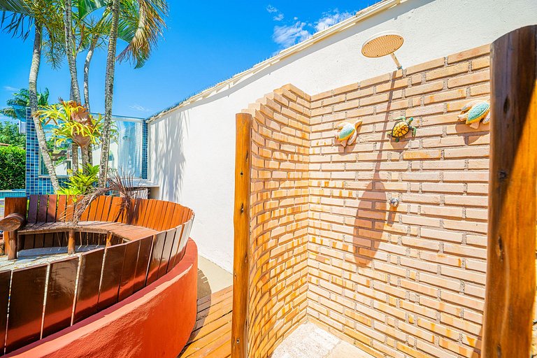 Bz12 Casa c/ Piscina e Sauna privat,300m da praia