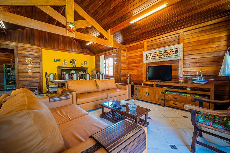 Bz12 Casa c/ Piscina e Sauna privat,300m da praia
