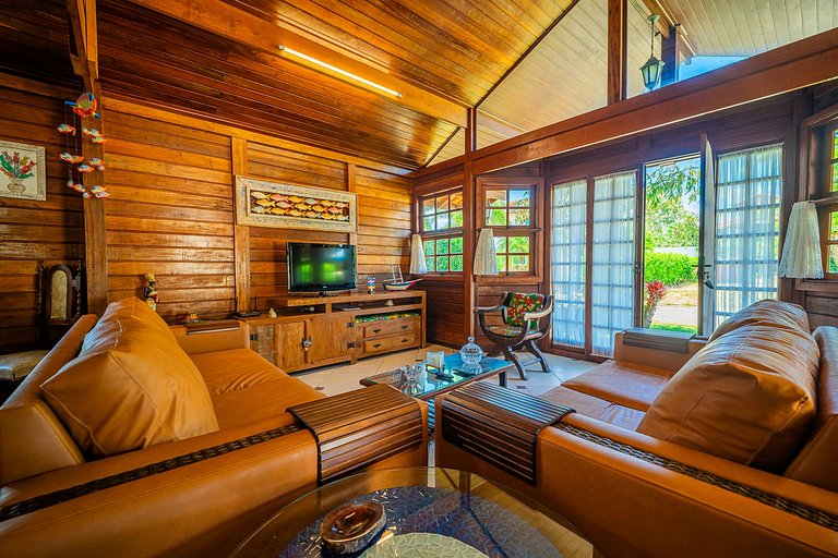 Bz12 Casa c/ Piscina e Sauna privat,300m da praia