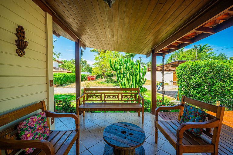 Bz12 Casa c/ Piscina e Sauna a 150 m da praia!