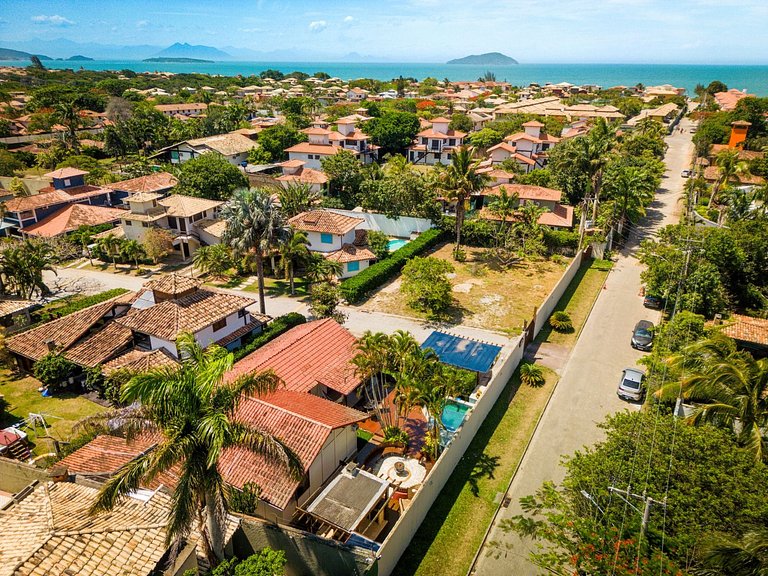 Bz12 Casa c/ Piscina e Sauna a 300m da praia!