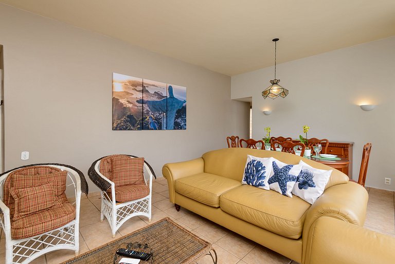 Rj04 Ap en Copacabana para 6 personas