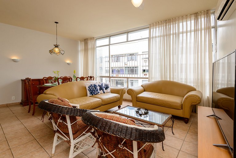 Rj04 Ap en Copacabana para 6 personas