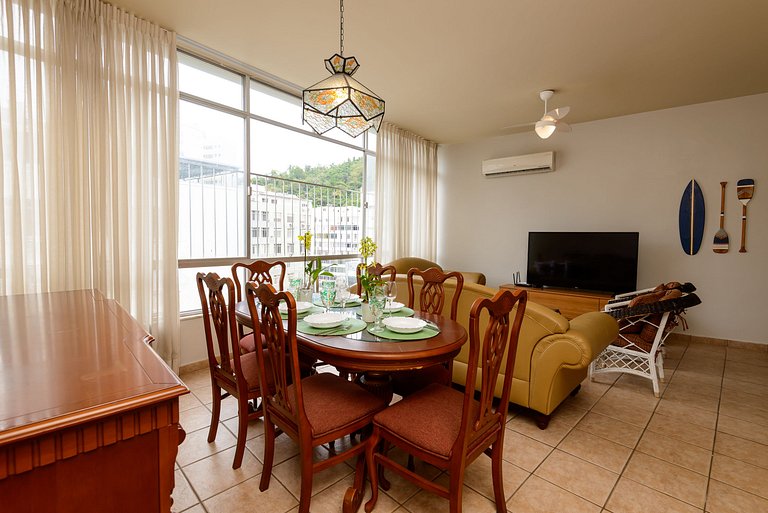 Rj04 Ap en Copacabana para 6 personas