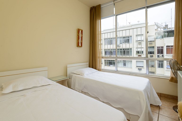 Rj04 Ap en Copacabana para 6 personas