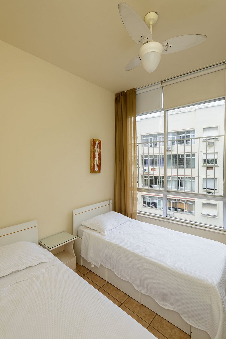 Rj04 Ap em Copacabana até 6 pessoas