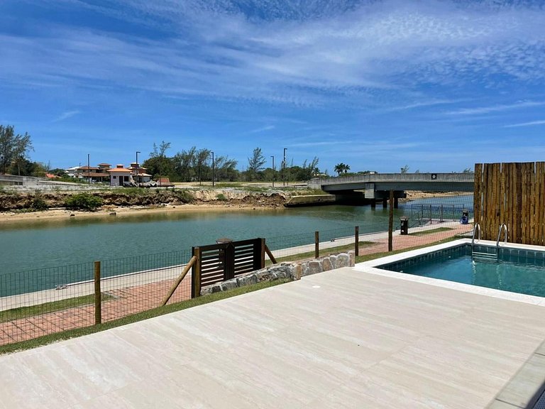 Bz53 House with pool in front of the Canal - Arete