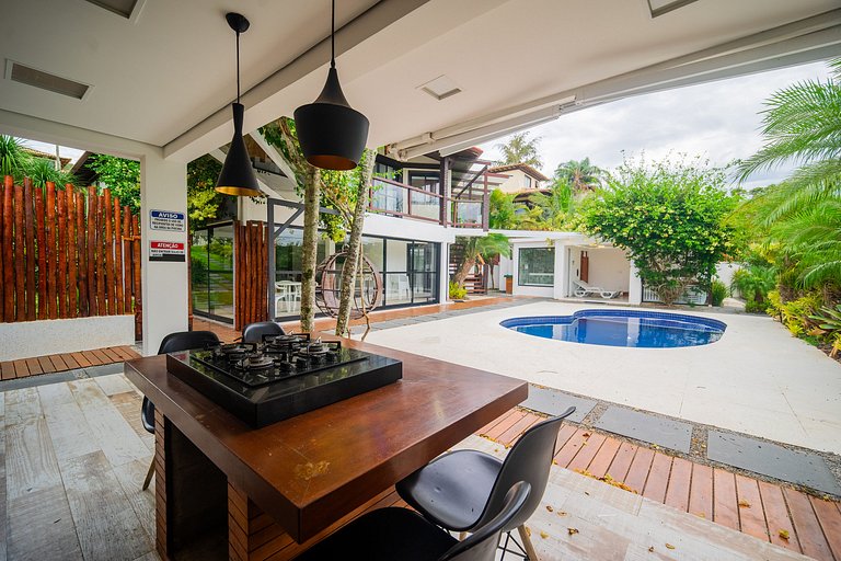 Casa c/ piscina, sauna e academia privativos! Geribá. BZ50