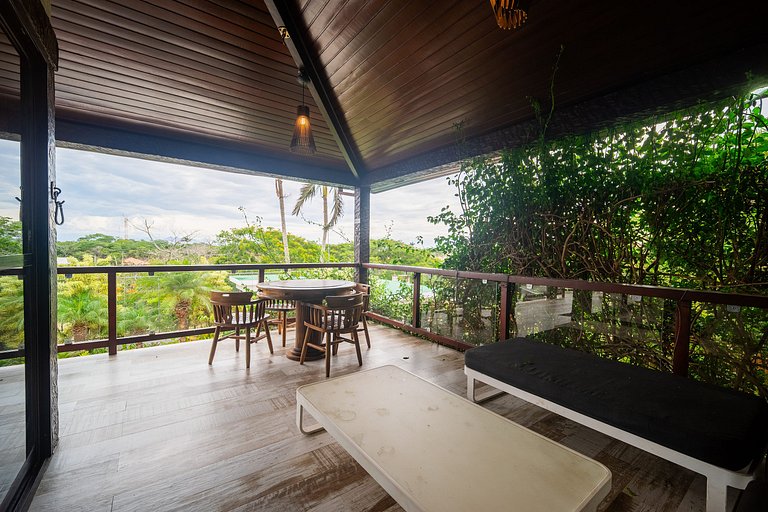 Casa c/ piscina, sauna e academia privativos! Geribá. BZ50