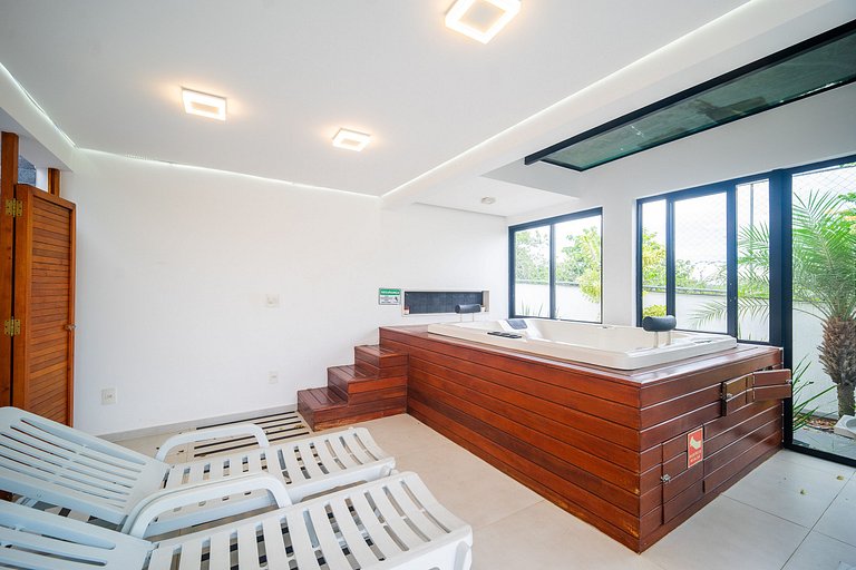 Casa c/ piscina, sauna e academia privativos! Geribá. BZ50