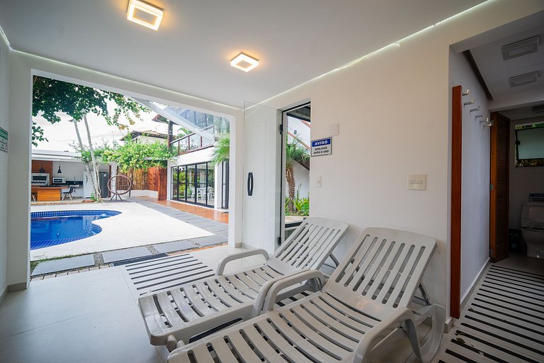 Casa c/ piscina, sauna e academia privativos! Geribá. BZ50