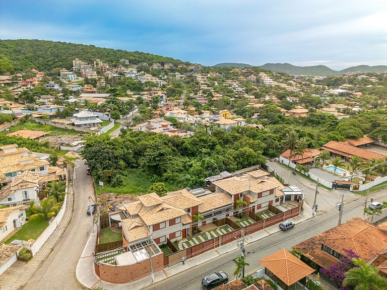 Bz105 Geribá Casa Moderna a 200 m de la playa
