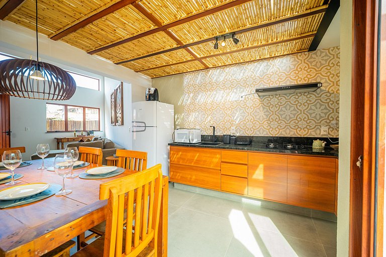 Bz105 Geribá Modern House 200m from the Beach!