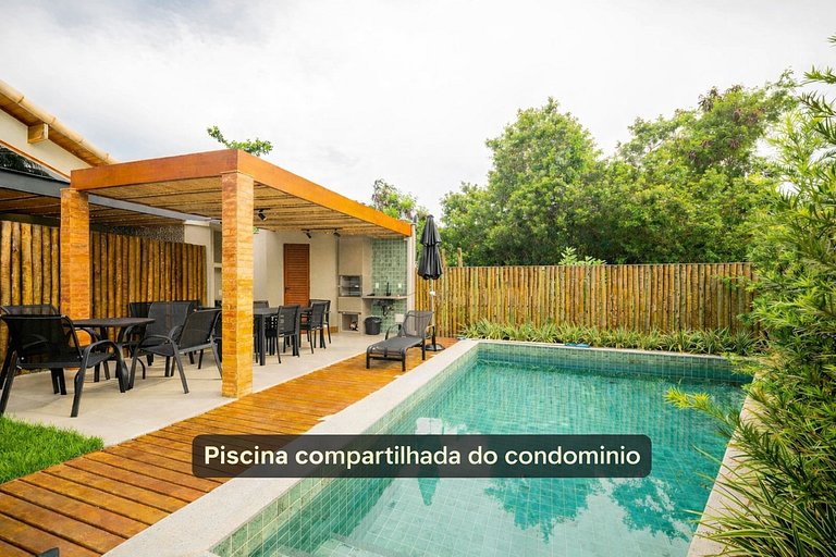 Modern house in Geribá just 200 meters from the beach!