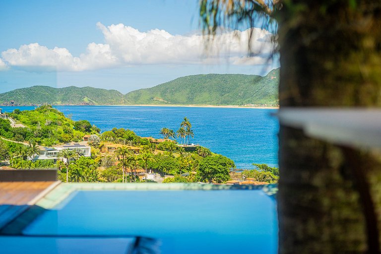 Vista Panorâmica em Geribá! Casa 5 suítes