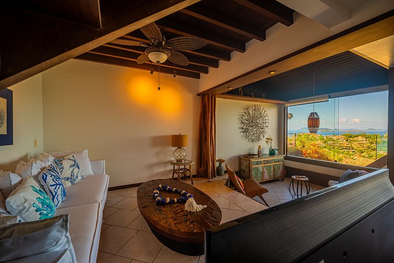 Vista Panorâmica em Geribá! Casa 5 suítes
