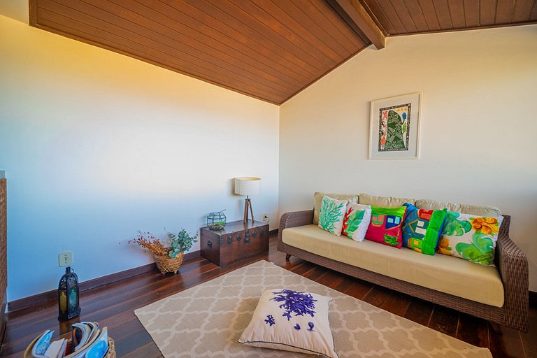 Vista Panorâmica em Geribá! Casa 5 suítes