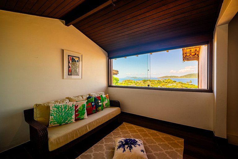 Vista Panorâmica em Geribá! Casa 5 suítes