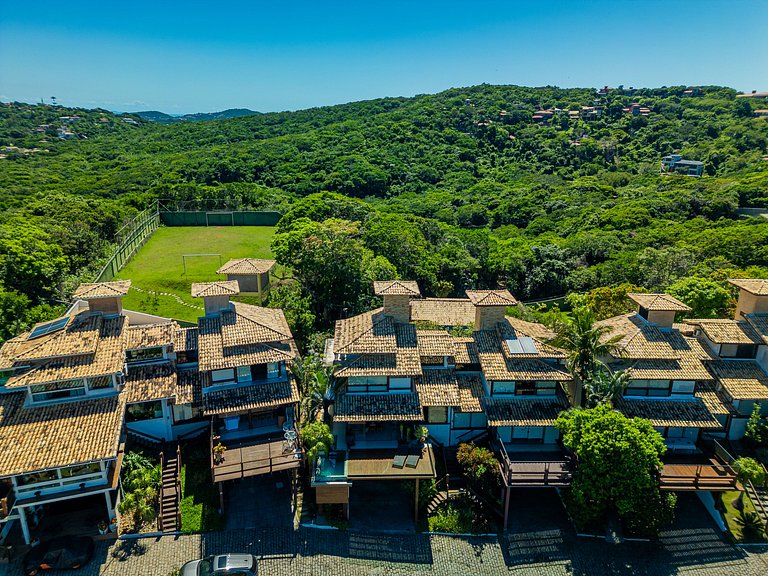 Vista Panorâmica em Geribá! Casa 5 suítes