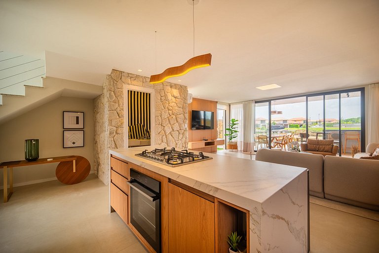 Bz53 Casa con piscina frente al Canal - Arete